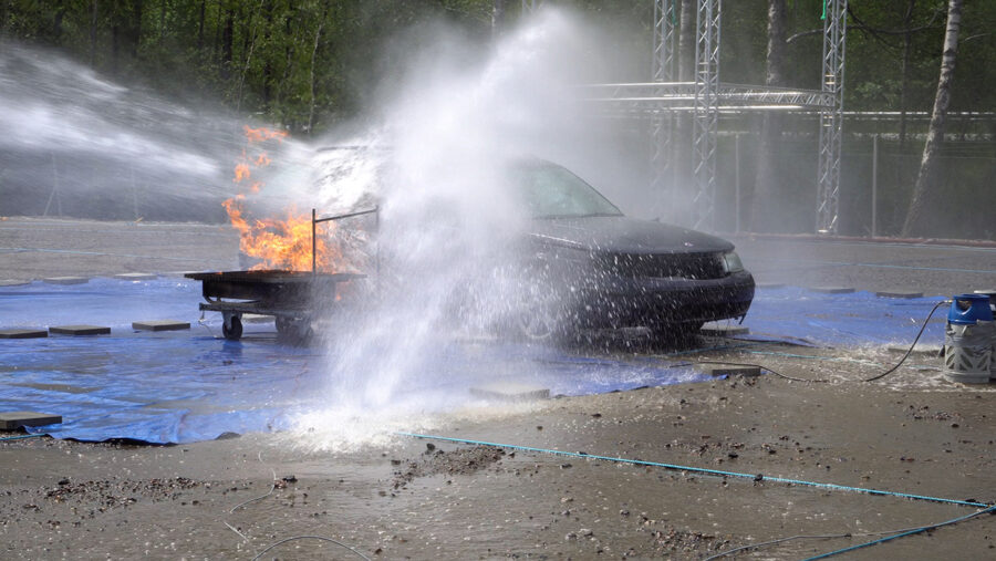Unifire FlameRanger Automatic Fire Monitor detection and suppression system