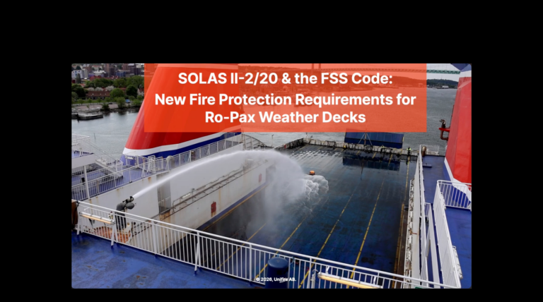 New SOLAS II-2/20 & FSS Code - Unifire AB